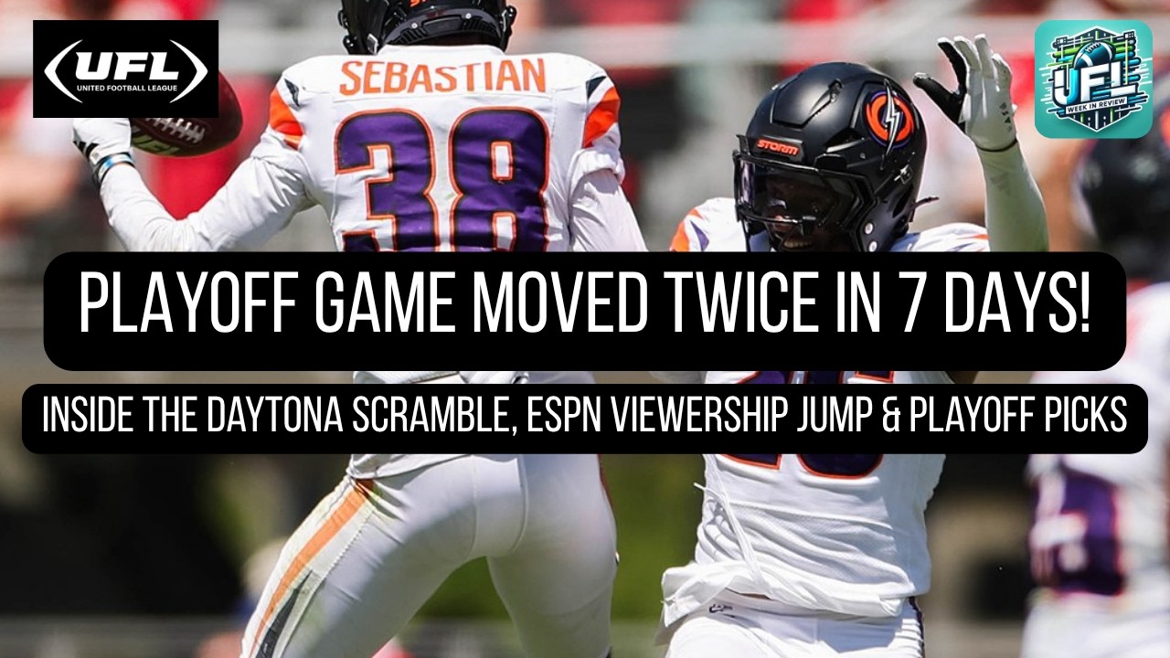 How a UFL Playoff Game Got Moved TWICE in 7 Days — Inside the Daytona Scramble