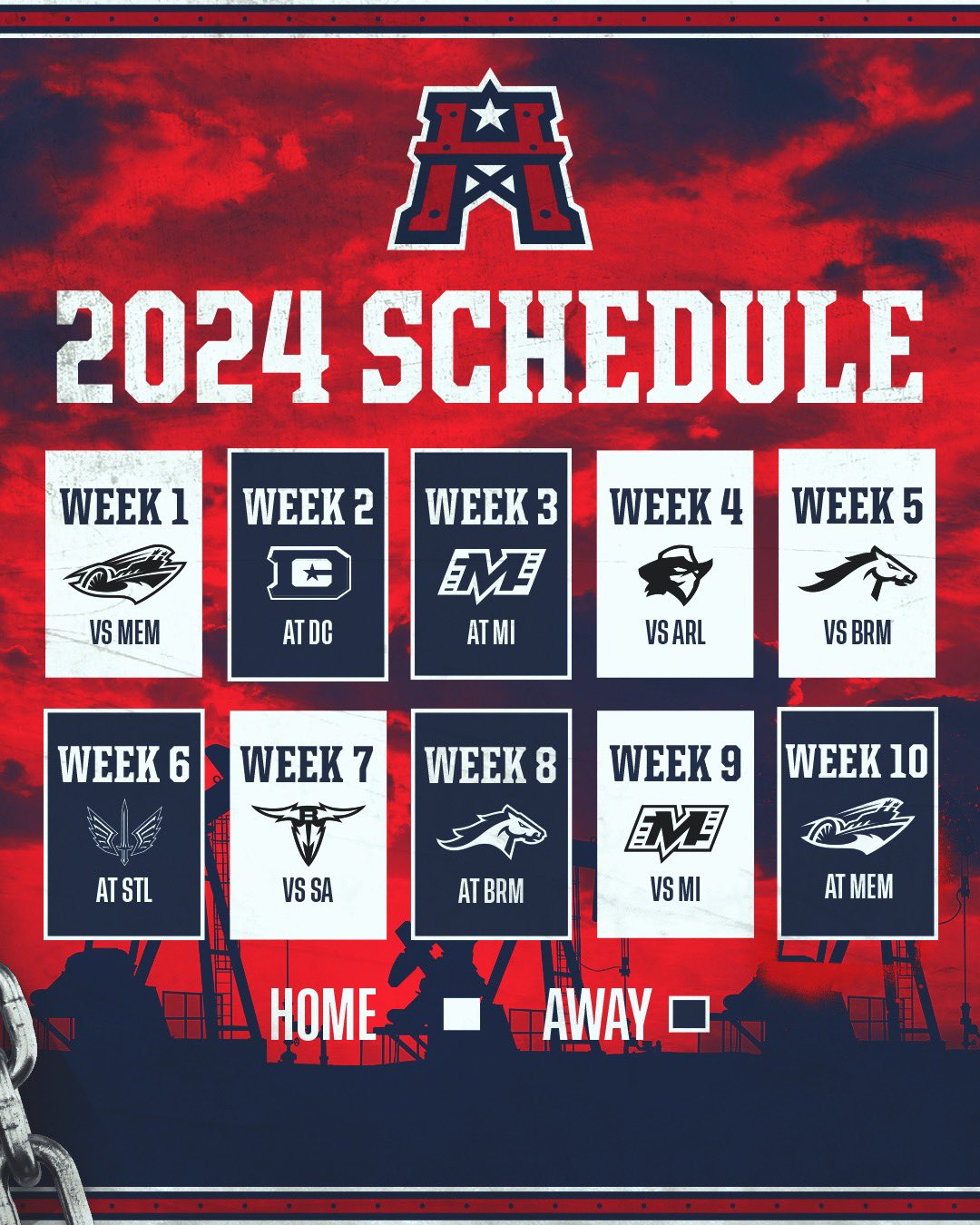 Breaking down the Houston Roughnecks 2024 UFL Schedule