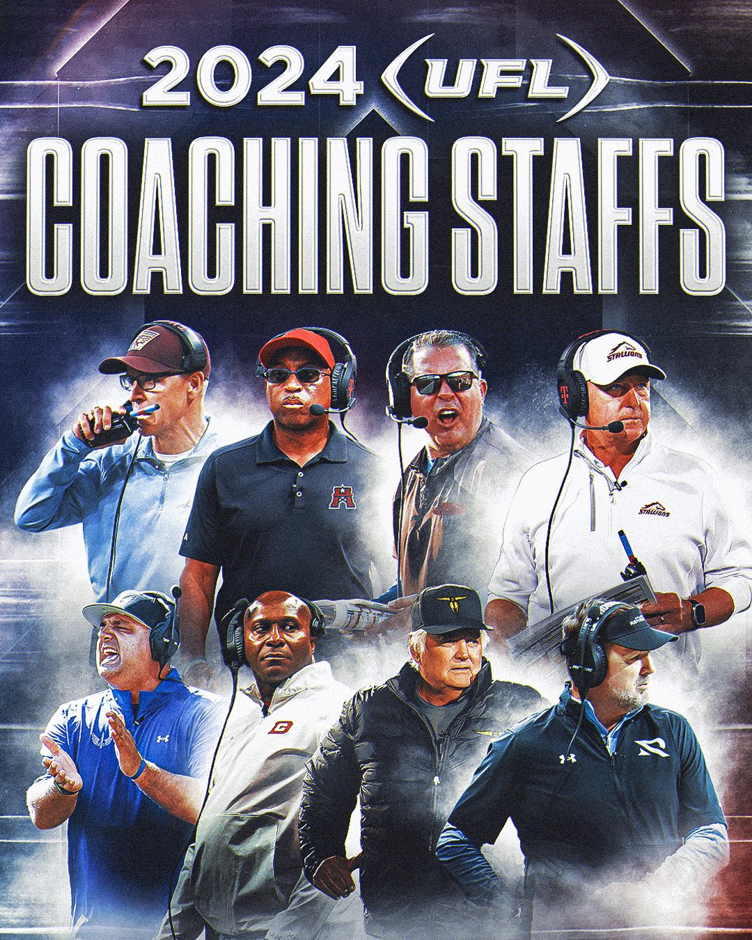 UFL 2024 Coaching Staffs Revealed: Breakdown Of All UFL Coaching Staffs