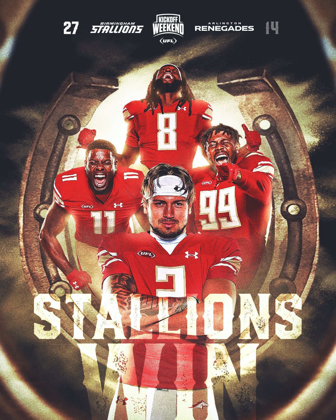 UFL Result: Birmingham Stallions 27, Arlington Renegades 14 - Quick Game Recap
