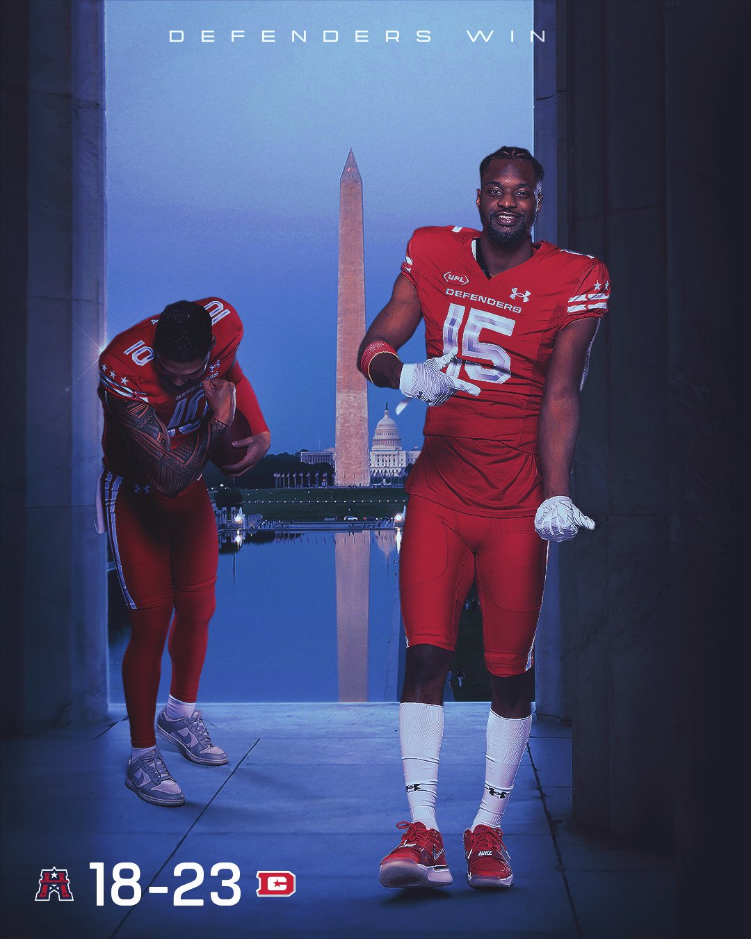 UFL Result: Defenders Defeat Roughnecks 23-18 in Close Contest