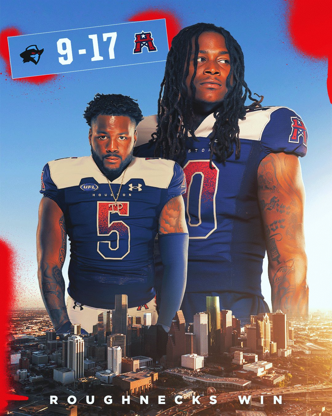 UFL Result: Houston Roughnecks 17, Arlington Renegades 9, Roughnecks Get First Win
