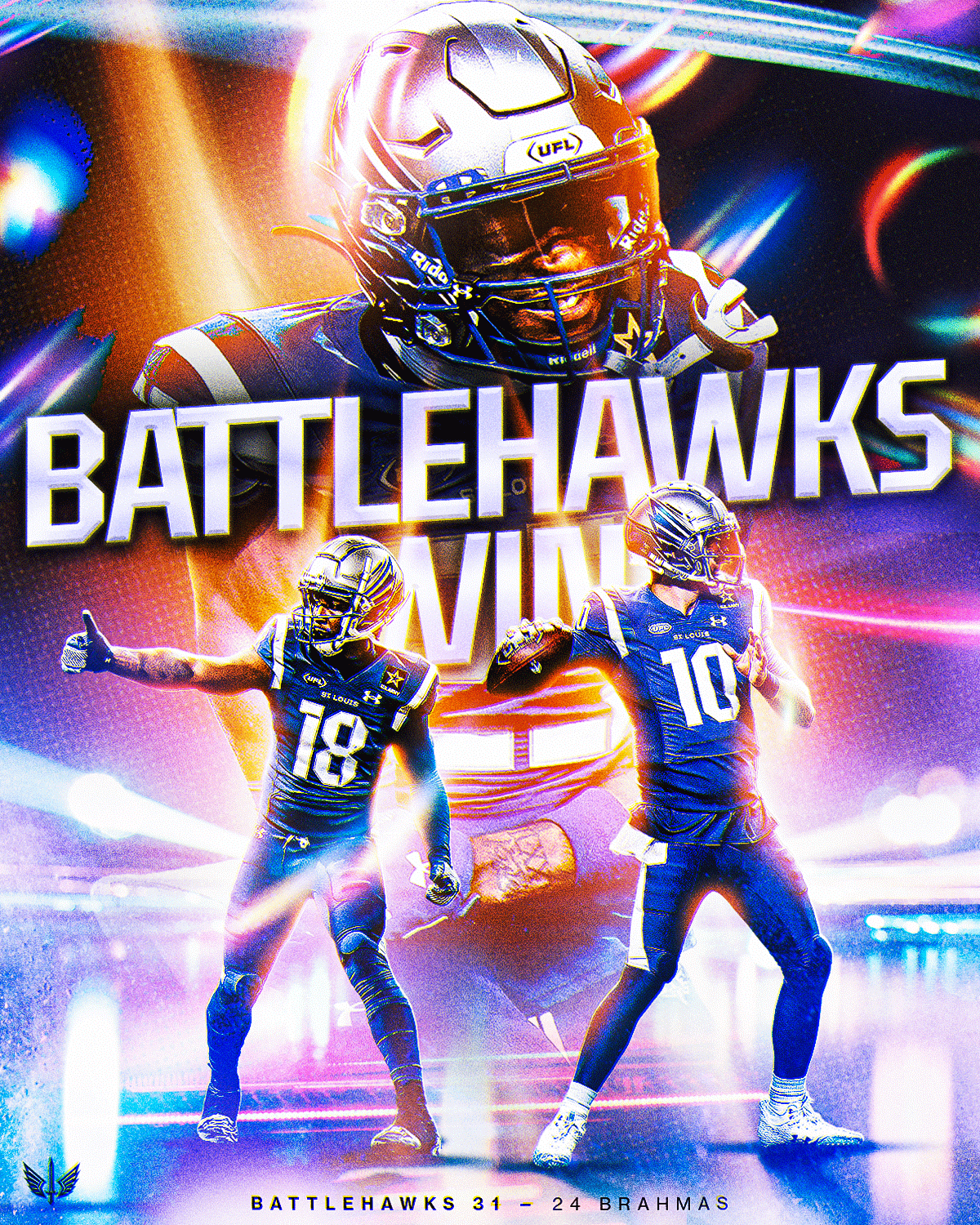 UFL Result: Battlehawks Defeat Brahmas 31-24 in Close Game