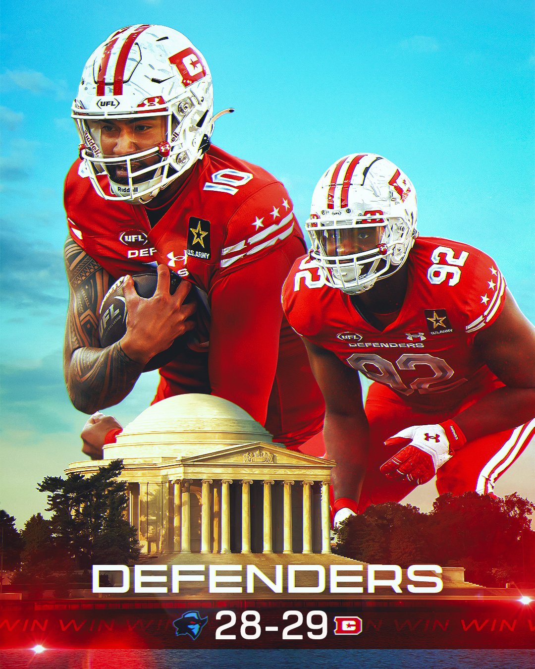 UFL Result: Defenders Narrowly Defeat Renegades 29-28