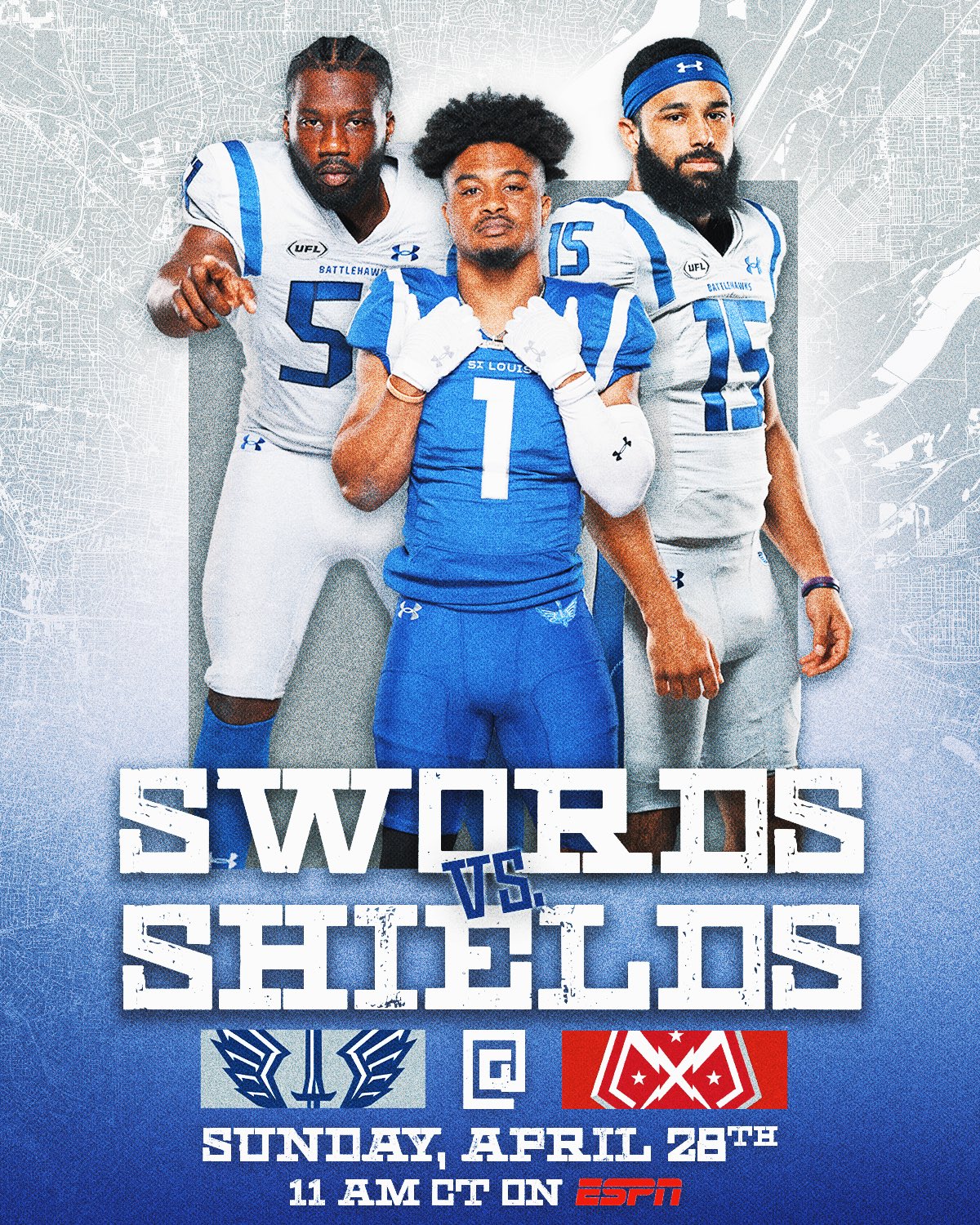 UFL Week 5 Preview:  St. Louis Battlehawks (3-1) v.s. D.C. Defenders (2-2)