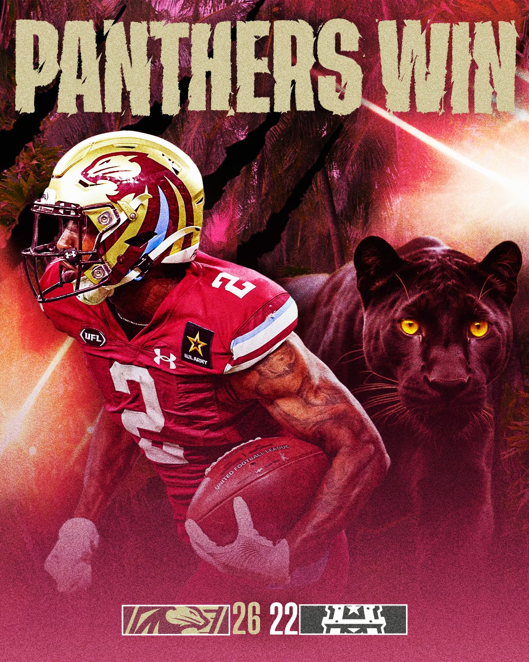 UFL Scores Today: Panthers Hold Off Late Roughnecks Rally in 26-22 Victory