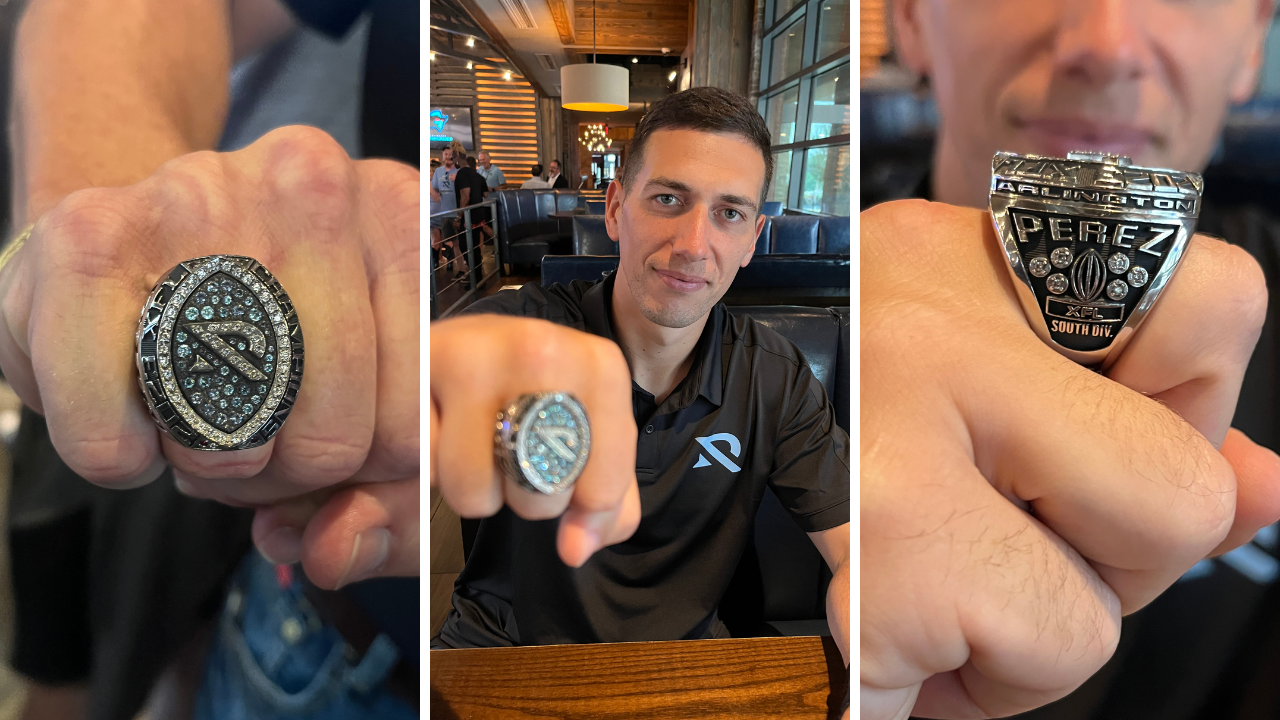 Arlington Renegades Get Their 2023 XFL Championship Rings