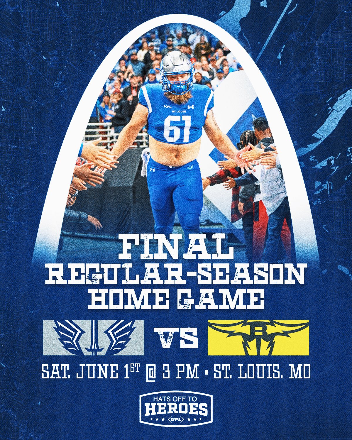 UFL Week 10 Preview: San Antonio Brahmas (7-2) v.s. St. Louis Battlehawks (6-3)
