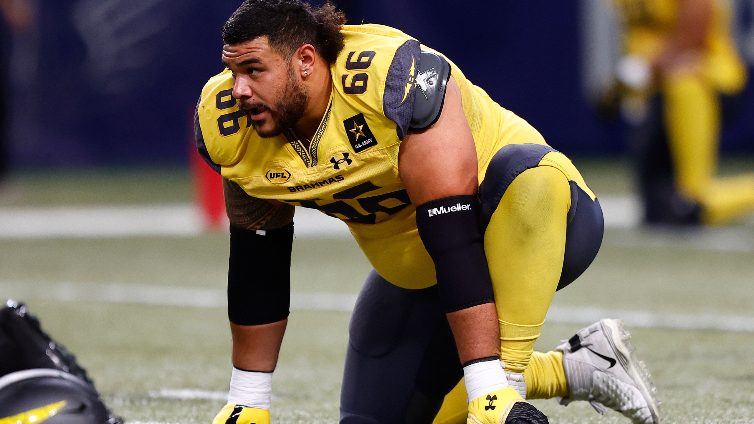 Brahmas Offensive Lineman Kohl Levao Signs with the New York Jets