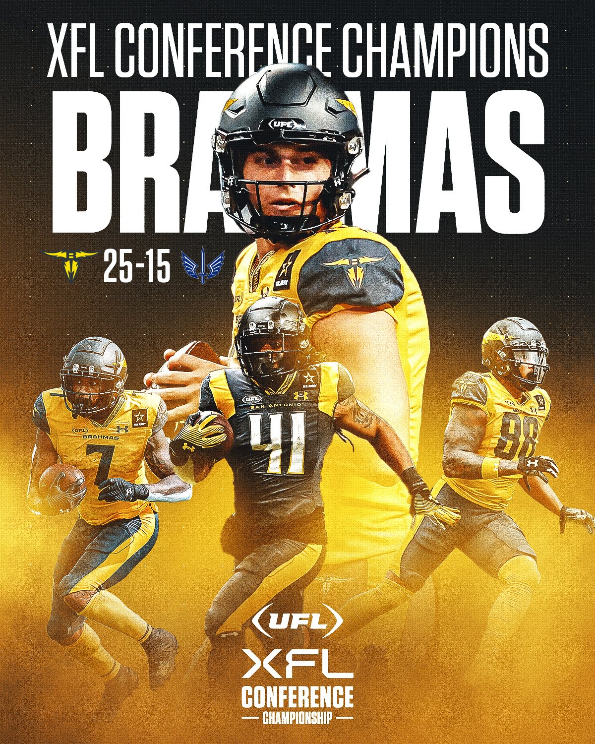 UFL Scores Today: San Antonio Brahmas Upset St. Louis Battlehawks 25-15, Headed To UFL Championship
