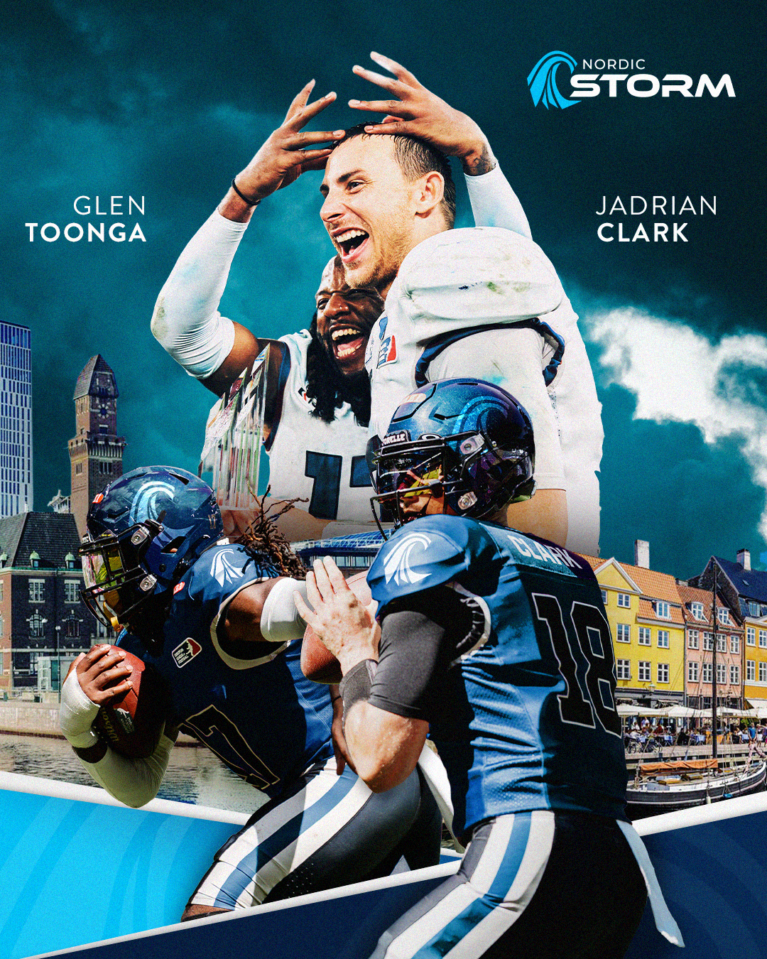 ELF: Jadrian Clark and Glen Toonga  Heading north To Nordic Storm