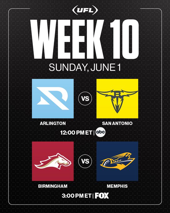 UFL Schedule Today June 1, 2025: Renegades vs Brahmas, Stallions vs Showboats - TV Channels, Live Stream Odds