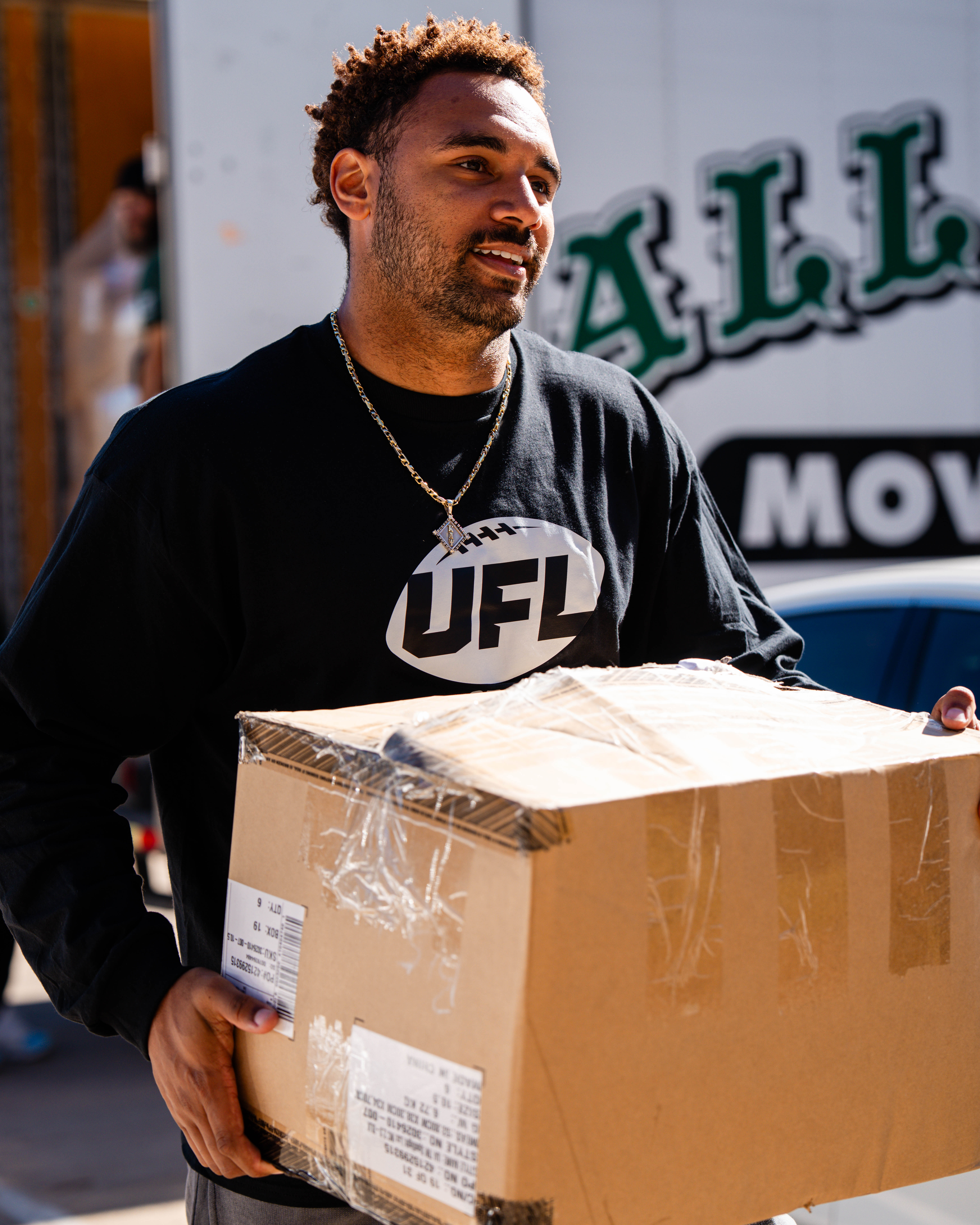 United Football League Donates Six Truckloads Of League Apparel As Part Of Its “United By Giving” Initiative
