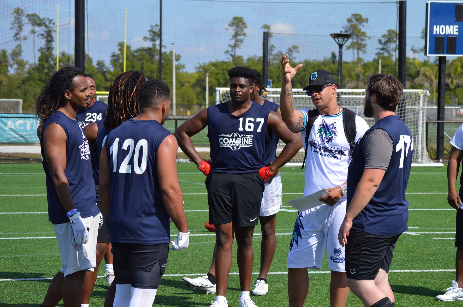 Notes and observations from the National Scouting Combine Free Agent Showcase