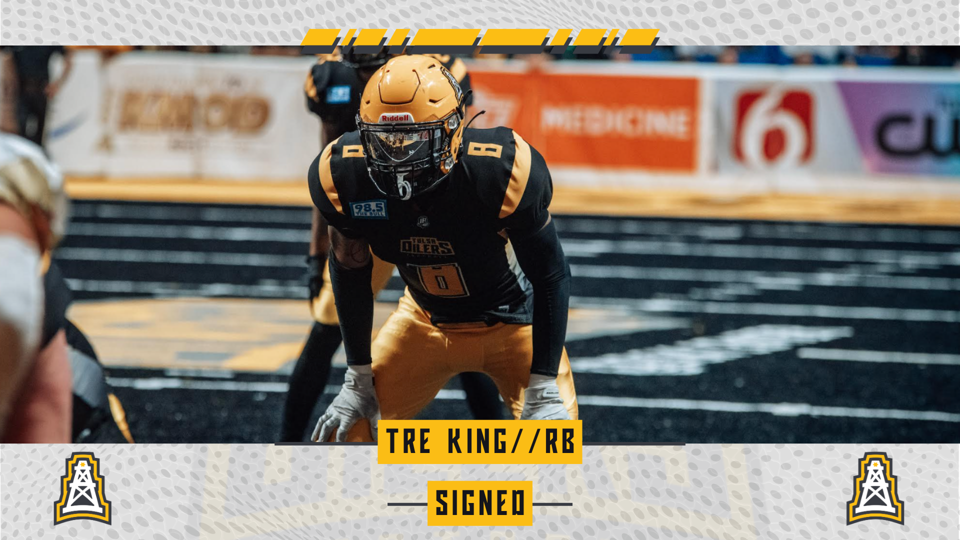 Former Texas Tech Standout Tre King Returns to Tulsa Oilers for Upcoming IFL Season