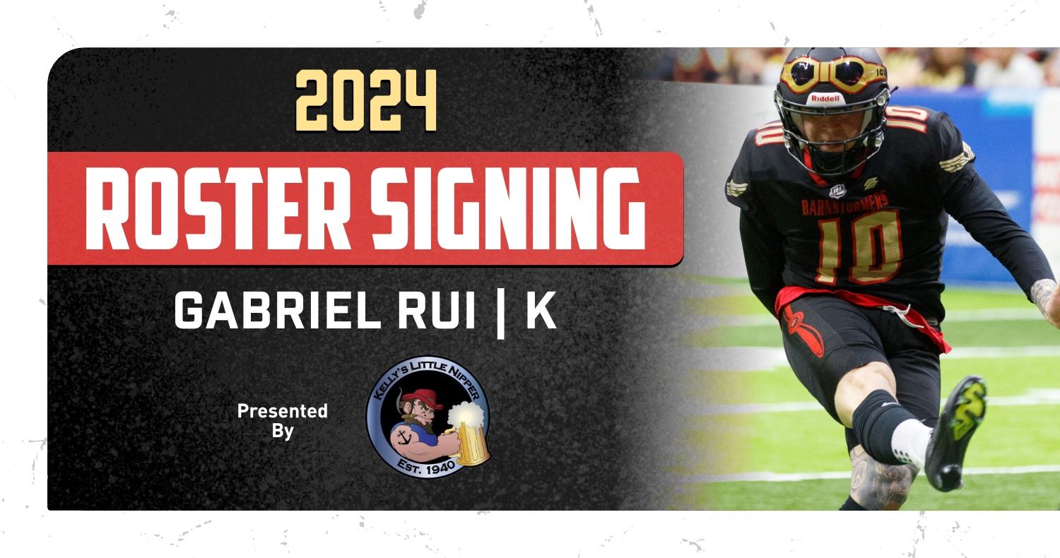Iowa Barnstormers Seal Deal to Keep Star Kicker Gabriel Rui for 2024 IFL Season