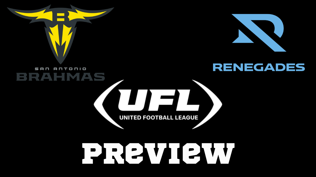 Brahmas (3-1) vs Renegades (0-4) Week 5 Preview: Prediction, Depth Chart, Injuries, Odds