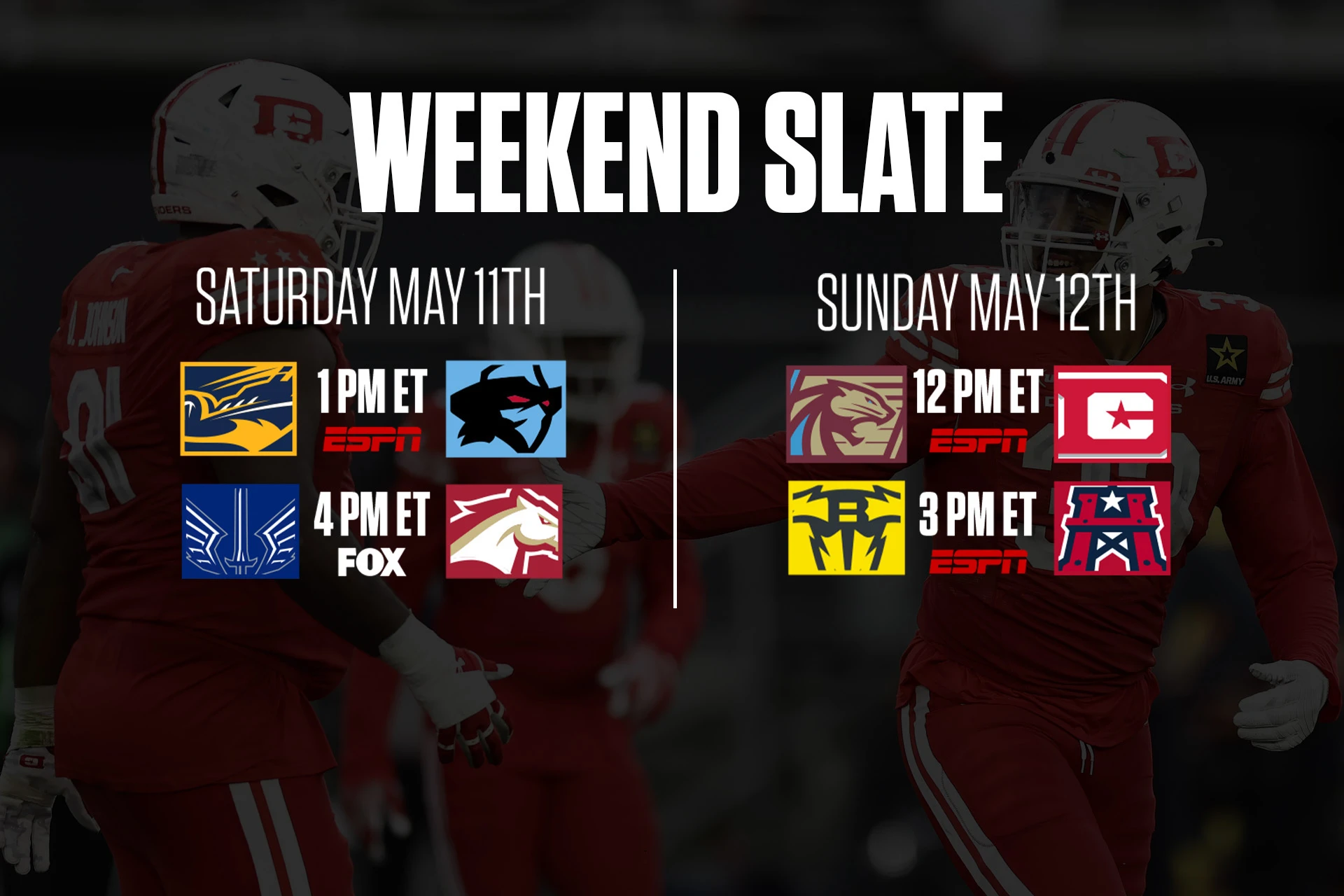 UFL TV Ratings- Week 7 On FOX and ESPN, Attendance