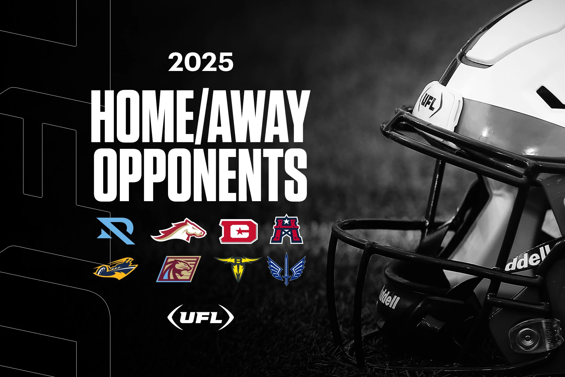 UFL Announces Home/Away Team Matchups for the 2025 Season