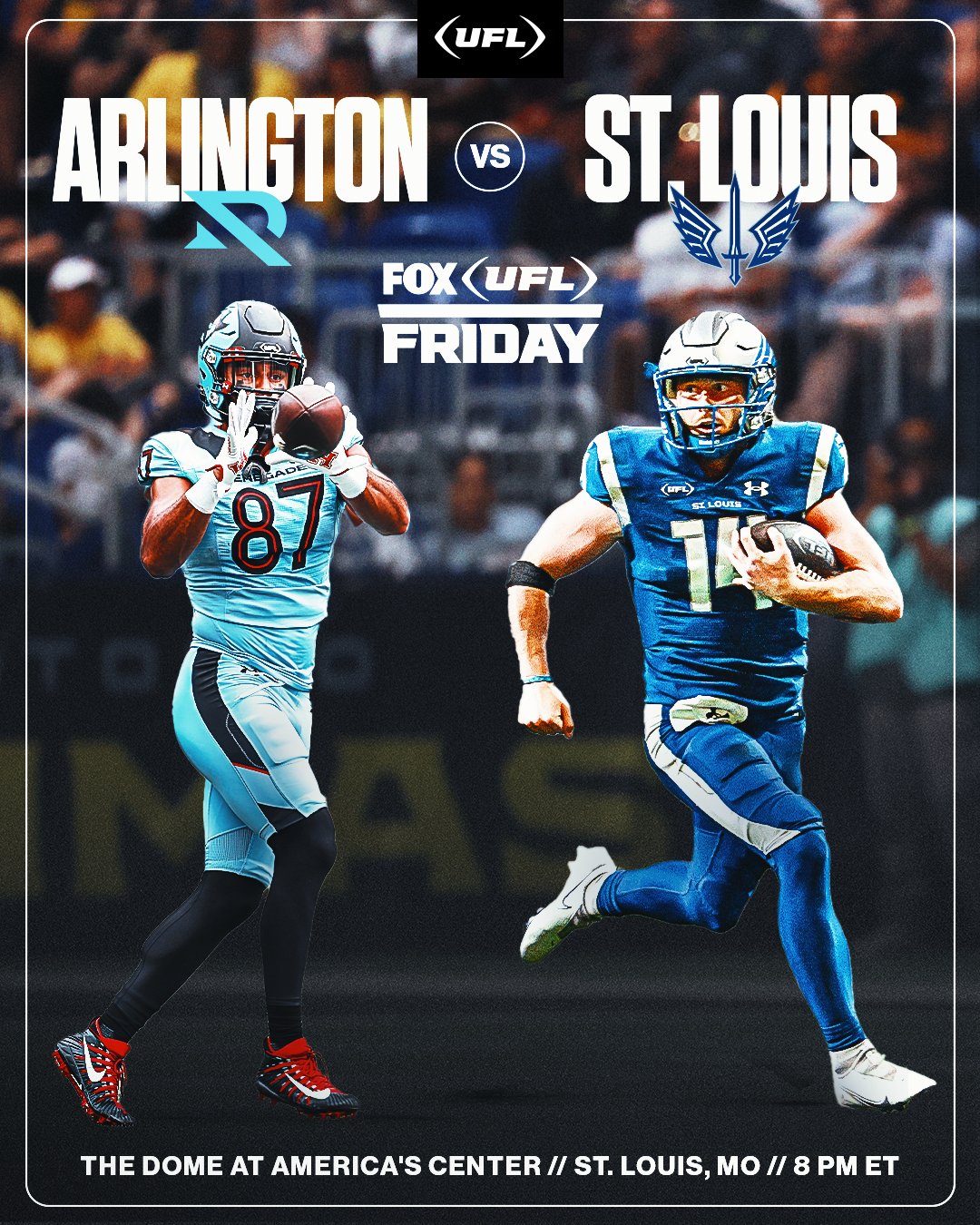 2025 UFL Week 6 Preview: Arlington Renegades (3-2) vs. St. Louis Battlehawks (3-2)
