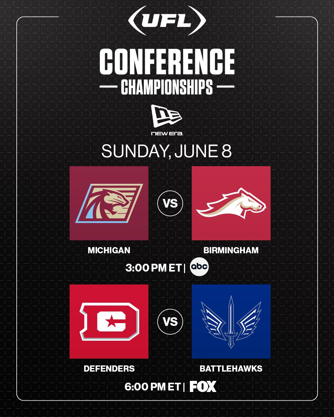 UFL 2025 Conference Championship TV Ratings On ABC & Fox