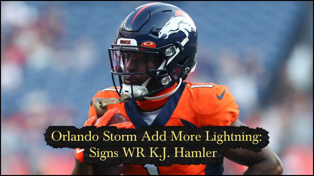 Orlando Storm Add More Lightning: Signs WR K.J. Hamler