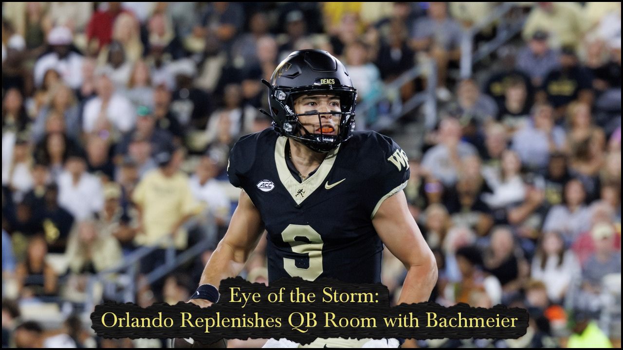 Eye of the Storm: Orlando Replenishes QB Room with Bachmeier