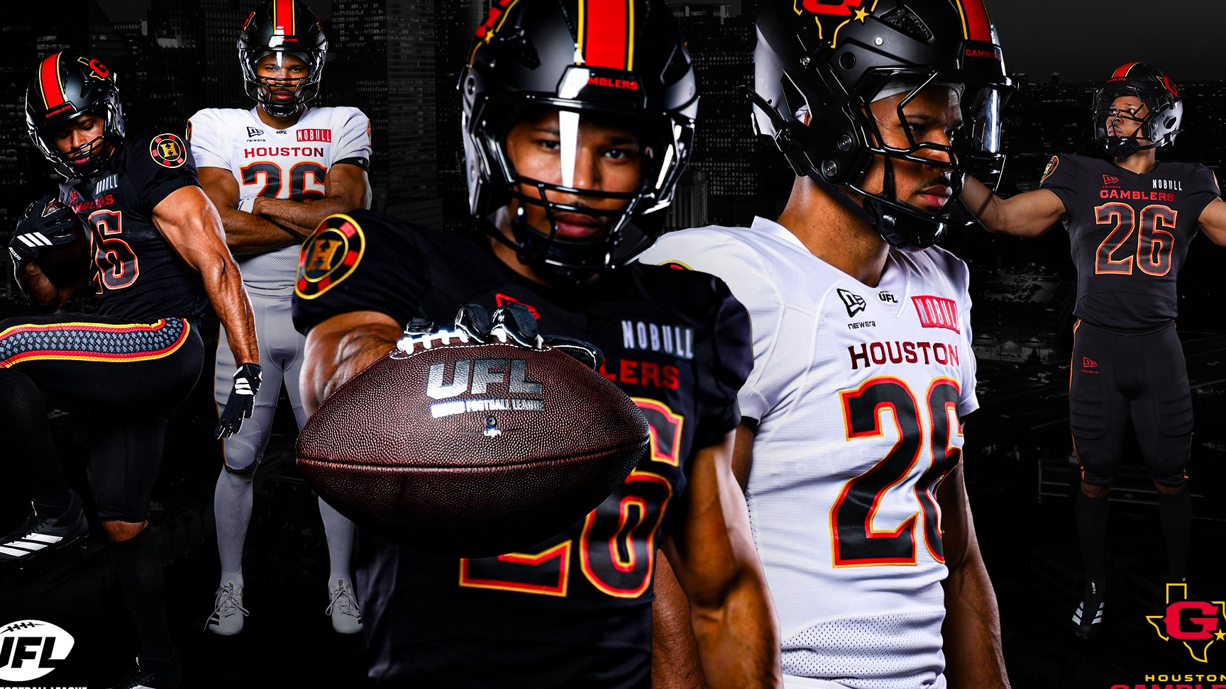 Houston Gamblers Unveil New Uniforms for 2026 Season