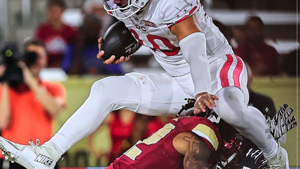 UFL Scores Today: D.C. Defenders 45, Birmingham Stallions 28 - Ta'amu Torches Stallions Defense