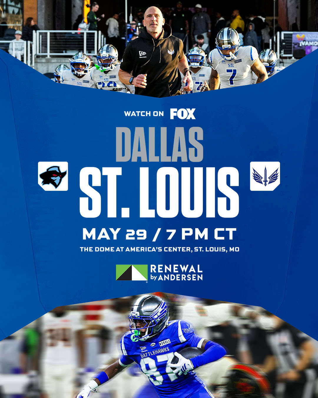 2026 UFL Week 10 Game Preview: Dallas Renegades at St. Louis Battlehawks