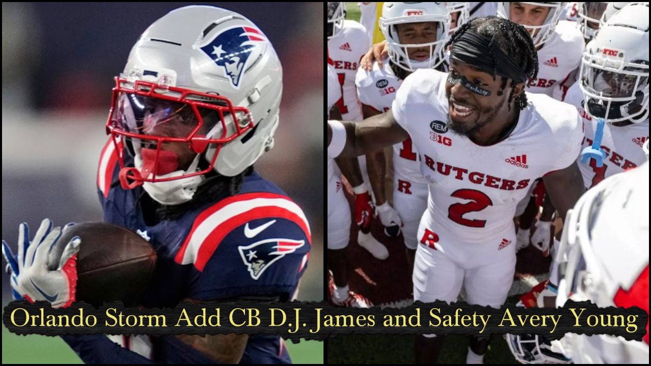 Orlando Storm Add CB D.J. James and Safety Avery Young