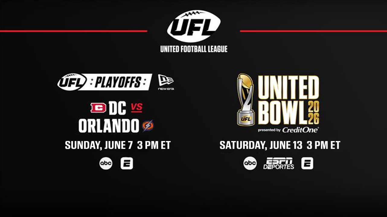 ESPN Presents Comprehensive UFL Postseason Coverage, Culminating With the 2026 United Bowl on ABC & ESPN Deportes