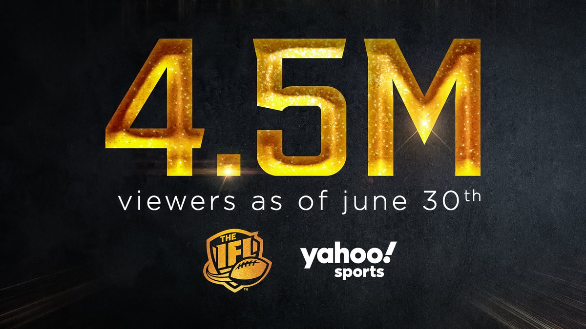 Indoor Football League Surpasses 4.5 Million Viewers on Yahoo Sports Network
